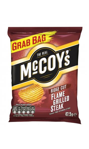 MCCOYS FLAME STEAK GRILLED STEAK 26x45g